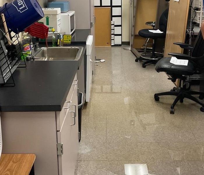 school water loss science lab